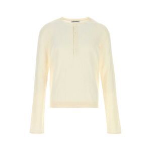 Our Legacy Men Ivory Cotton Sweater